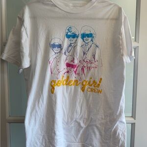 Golden Girl Crew T-Shirt - White